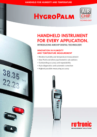 Thumbnail of document Data Sheet - HygroPalm HP22-A Handheld Indicator